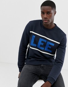 Свитшот с круглым вырезом Lee Jeans - Темно-синий