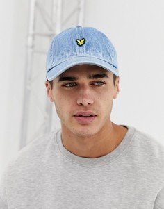Голубая джинсовая бейсболка Lyle & Scott - Синий