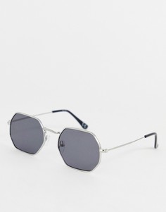 Черные солнцезащитные очки в восьмигранной оправе Na-kd - Черный