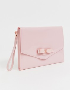 Лакированный клатч Ted Baker Cersei - Розовый