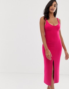Платье миди с чашечками Bec & Bridge Amelie - Розовый