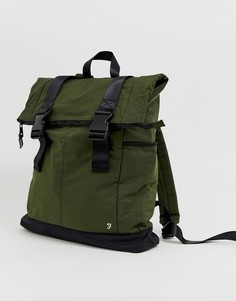 Нейлоновый рюкзак цвета хаки Farah - Зеленый