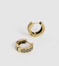 Серьги-кольца Reclaimed Vintage Inspired эксклюзивно для ASOS - Золотой