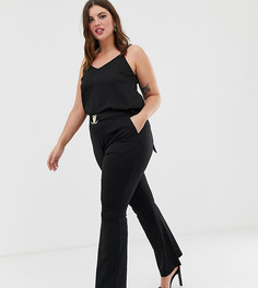 Строгие брюки с поясом Unique21 Hero - Черный