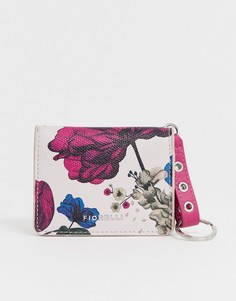 Миниатюрный кошелек на молнии с цветочным принтом Fiorelli - Розовый