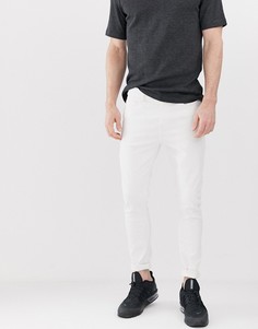 Белые супероблегающие джинсы Bershka - Белый