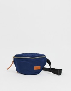 Синяя нейлоновая сумка-кошелек на пояс Pull&Вear - Синий