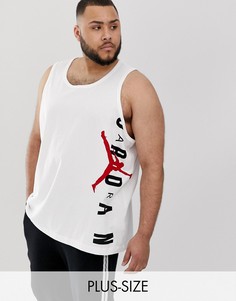Белая майка с логотипом Nike Jordan Plus - Белый