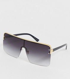 Черные большие квадратные солнцезащитные очки ALDO Zigosen - Черный