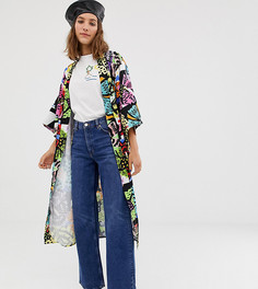 Кимоно с цветочным принтом ASOS Made In Kenya - Мульти