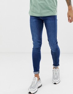 Синие супероблегающие джинсы APT - Синий