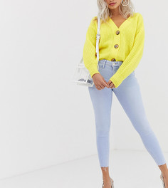 Светлые зауженные джинсы River Island Petite - Molly - Синий