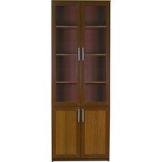 Книжный шкаф Гамма Симфония-2 80х30х220 орех