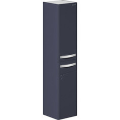 Шкаф-пенал Edelform Нота 35x161 с бельевой корзиной, серый (3-619-20)