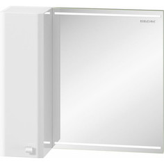 Зеркало-шкаф Edelform Нота 70x63 с подсветкой, белый (2-641-00-S)