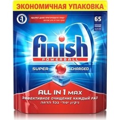 Таблетки для посудомоечной машины (ПММ) Finish All in1 Max 65 шт