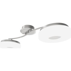 Потолочная светодиодная люстра с пультом IDLamp 107/2A-LEDWhitechrome