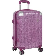Чемодан Polar Р1011 (2-ой) розовый (20) пластик ABS чемодан малый (TH17-7108)