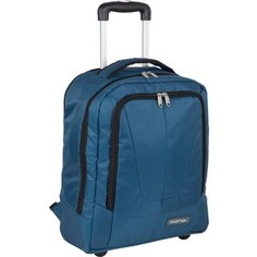 Cумка Polar П7102 синий Рюкзак с телегой на колесах