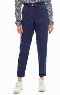Синие брюки чиносы на резинке Tom Tailor Denim