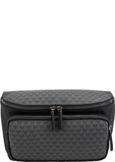 Поясная сумка с одним отделом на молнии Emporio Armani