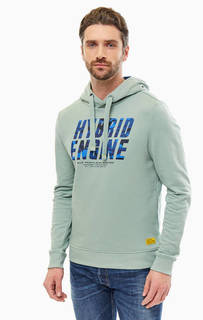 Хлопковая толстовка с капюшоном TOM Tailor