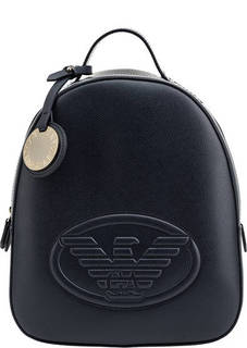 Городской рюкзак среднего размера с брелоком Emporio Armani
