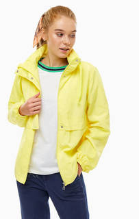 Легкая желтая куртка со скрытым капюшоном Tom Tailor Denim