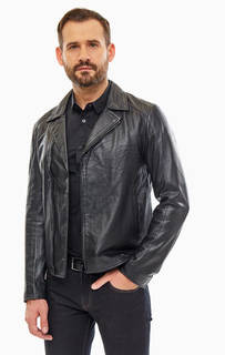 Кожаная куртка косуха Armani Exchange