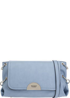 Синяя сумка с откидным клапаном Guess