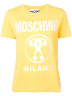 Moschino футболка с логотипом