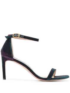 Stuart Weitzman блестящие босоножки с ремешком на щиколотке