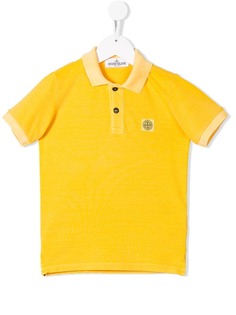 Stone Island Junior рубашка-поло с логотипом