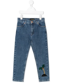 Mini Rodini джинсы с вышивкой