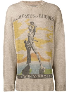 Y / Project Maglione printed jumper