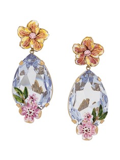 Dolce & Gabbana клипсы цветочного дизайна