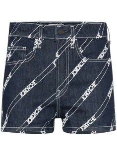 Jordache джинсовые шорты с логотипом и завышенной талией