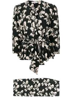 Yves Saint Laurent Vintage костюм с юбкой и принтом 1970-х годов