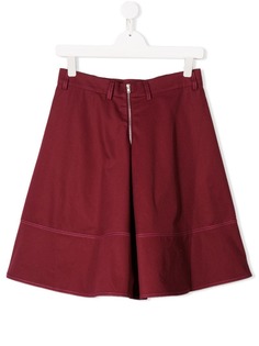 Marni Kids юбка с декоративной строчкой