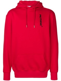 Polythene* Optics logo print hoodie