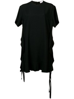 Red Valentino платье-футболка с оборками