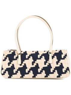 Prada Vintage сумка-тоут в ломанную клетку