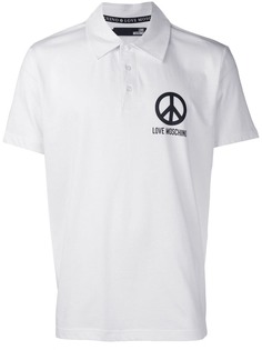 Love Moschino рубашка-поло с логотипом