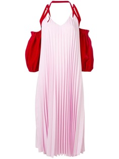 Atu Body Couture плиссированное платье в стиле колор-блок