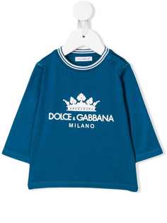 Dolce & Gabbana Kids толстовка с логотипом