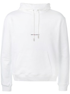 Saint Laurent толстовка с логотипом и капюшоном