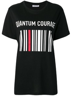 Quantum Courage футболка с принтом Bar Code