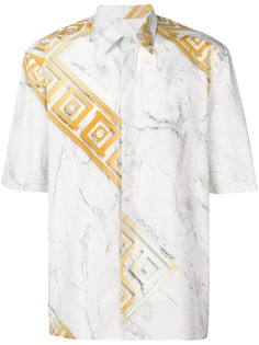 Versace Collection рубашка с принтом в греческом стиле