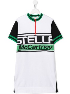 Stella McCartney Kids платье-футболка с логотипом