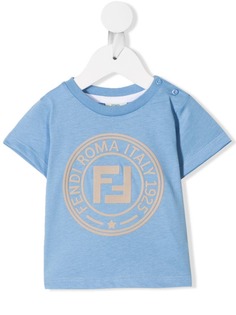 Fendi Kids футболка с логотипом